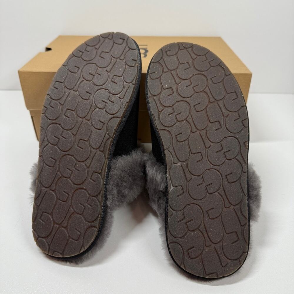 NIB UGG Women's Scuffette II Black & Grey Size 8 - Picture 6 of 8